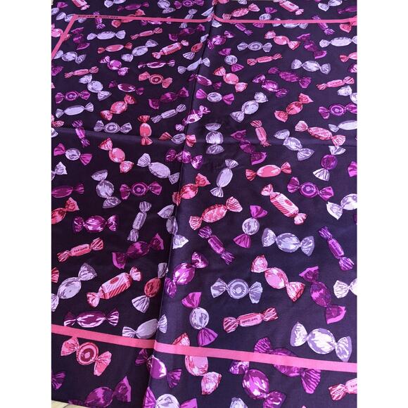 Kate Spade Candy Shop SWEETS SLG 100% Silk Bandana/ Scarf /Neckerchief - Picture 4 of 5